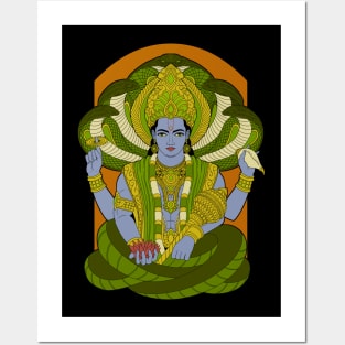 Hindu God - Vishnu Posters and Art